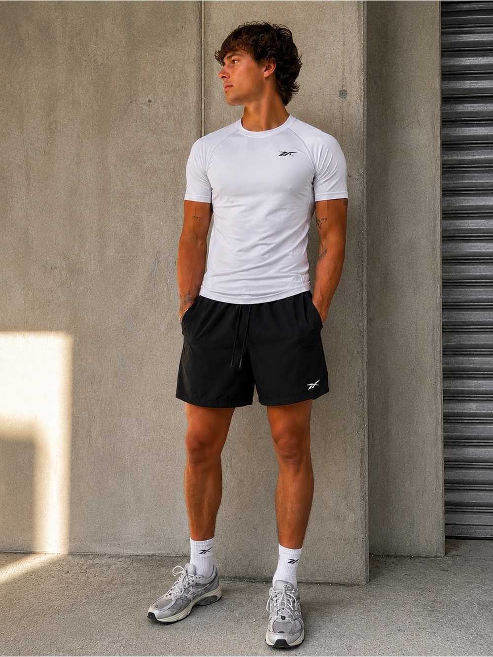 Reebok Black Performance Running Shorts Size Large